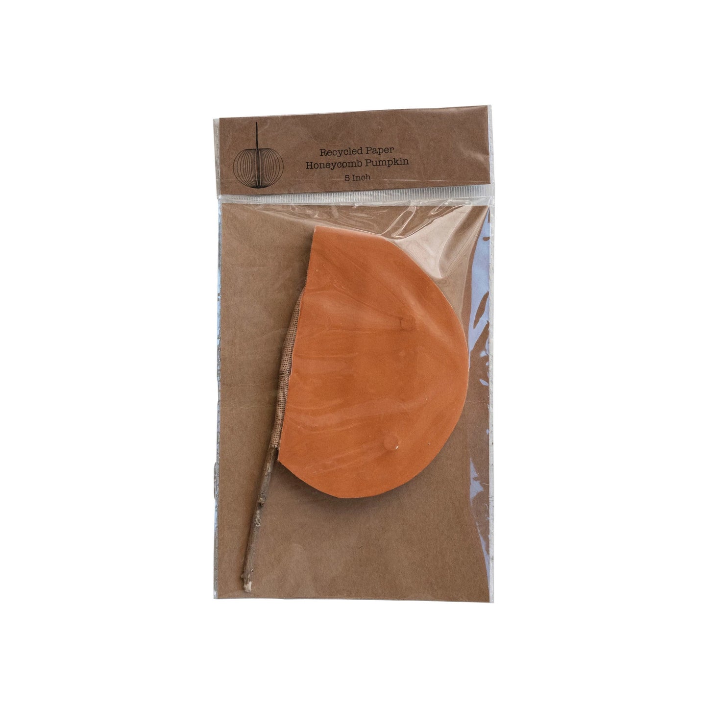 Paper Folding Honeycomb Pumpkin