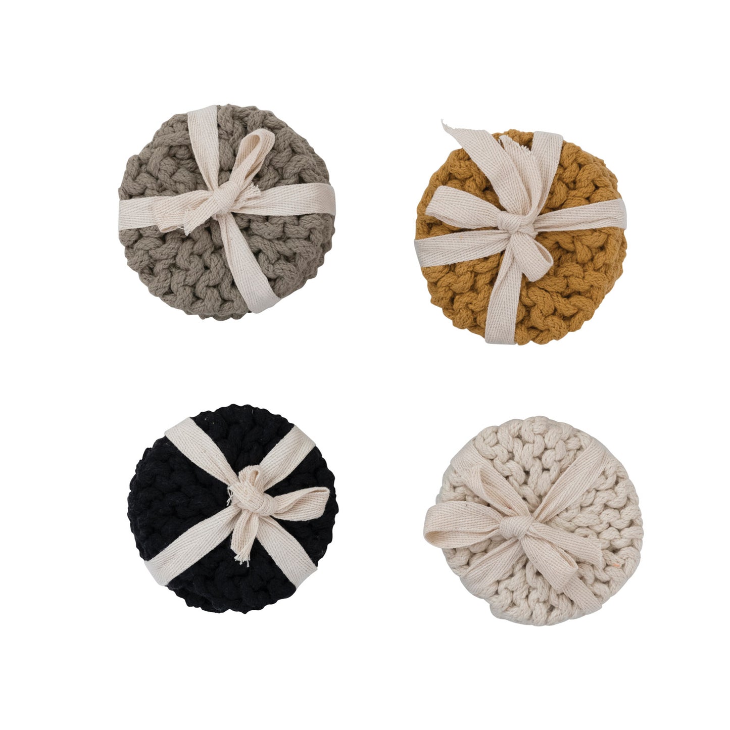 Cotton Crocheted Coasters