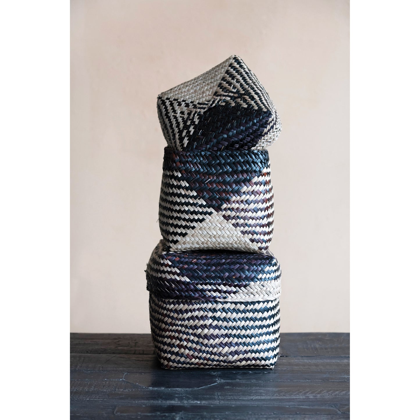 Hand-Woven Seagrass Boxes