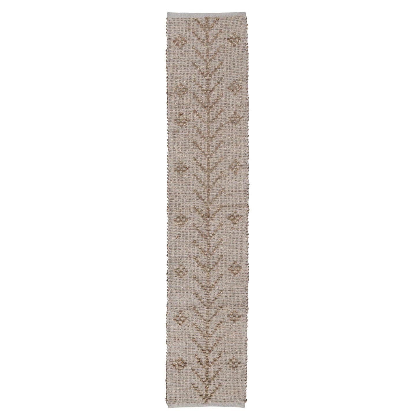 Two-Sided Hand-Woven Seagrass & Cotton Table Runner