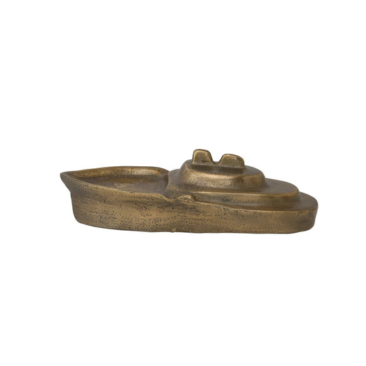 Antique Gold Finish Ship