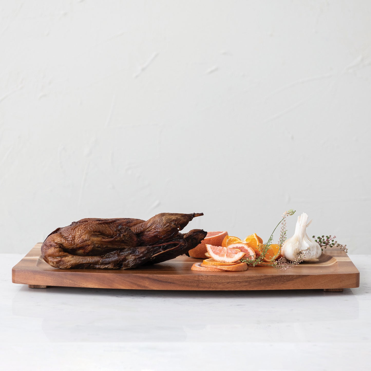 Suar Wood Slanted Cheese/Cutting Board
