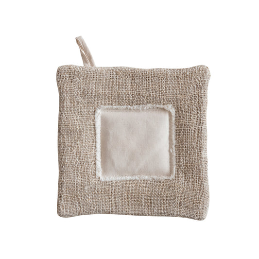 Woven Hemp Canvas Pot Holder