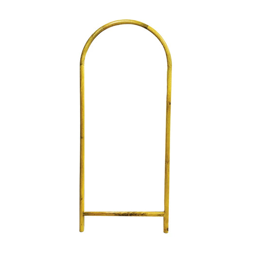 Mango Wood Framed Arched Footed Floor Mirror