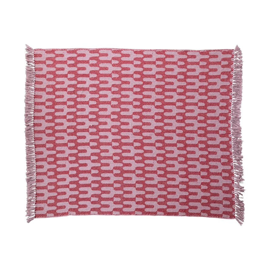 Woven Recycled Cotton Throw