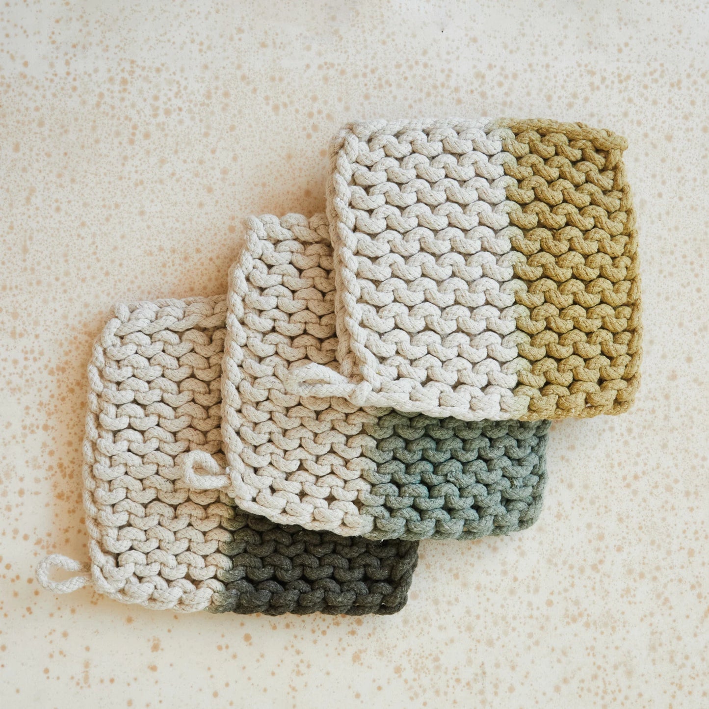 Cotton Crocheted Pot Holder