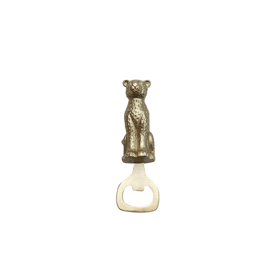Stainless Steel & Aluminum Leopard Shaped Bottle Opener