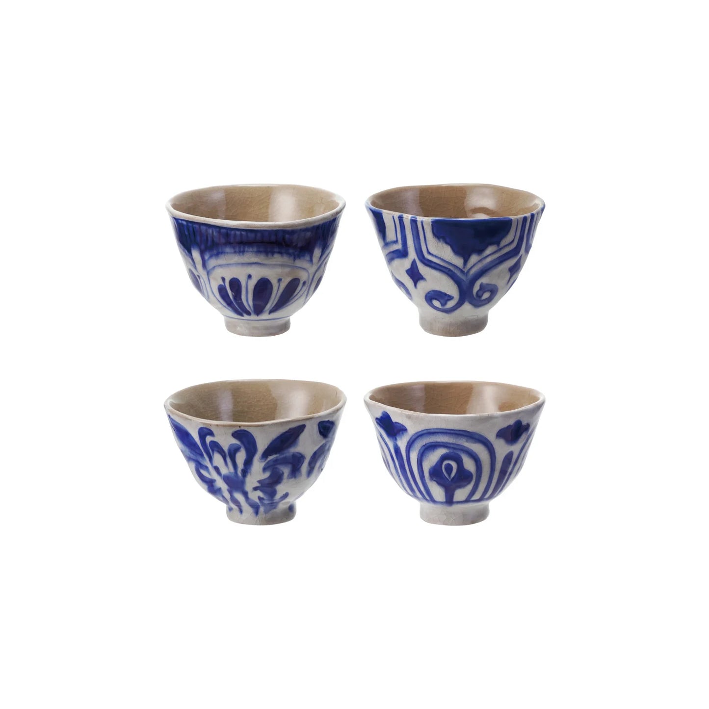 Hand-Painted Stoneware Bowl