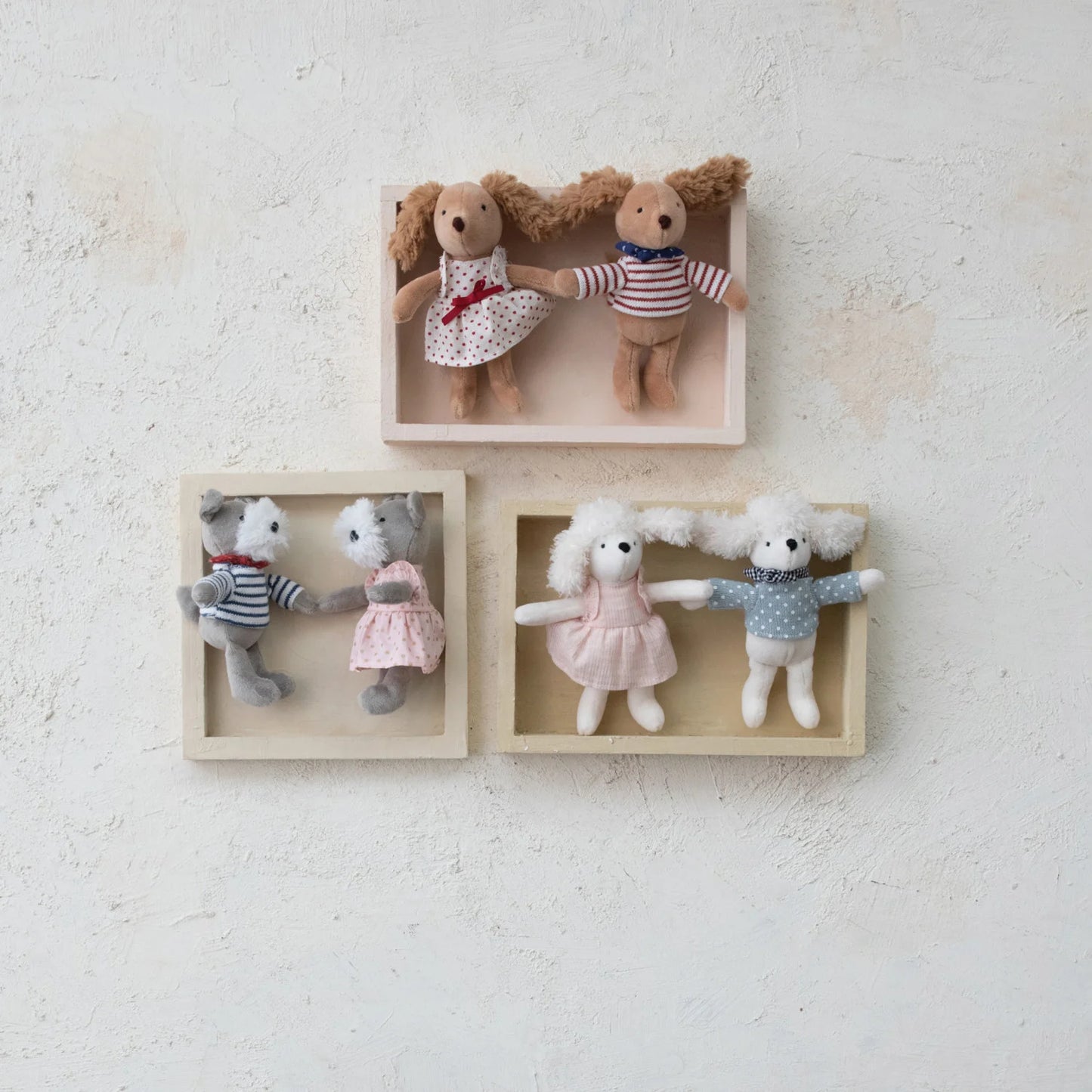 Plush Dog in Clothes, 6 Styles