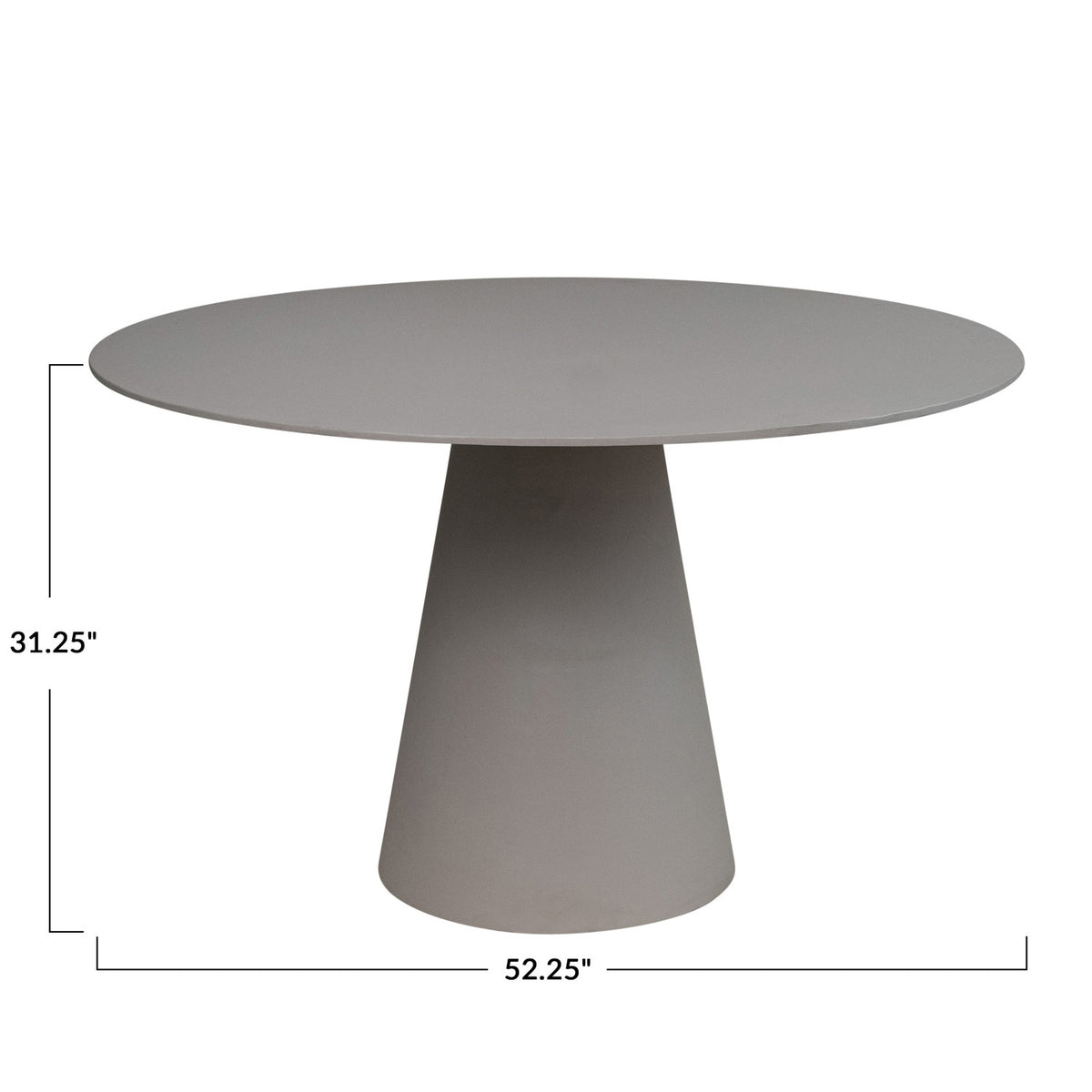 Metal Indoor/Outdoor Dining Table