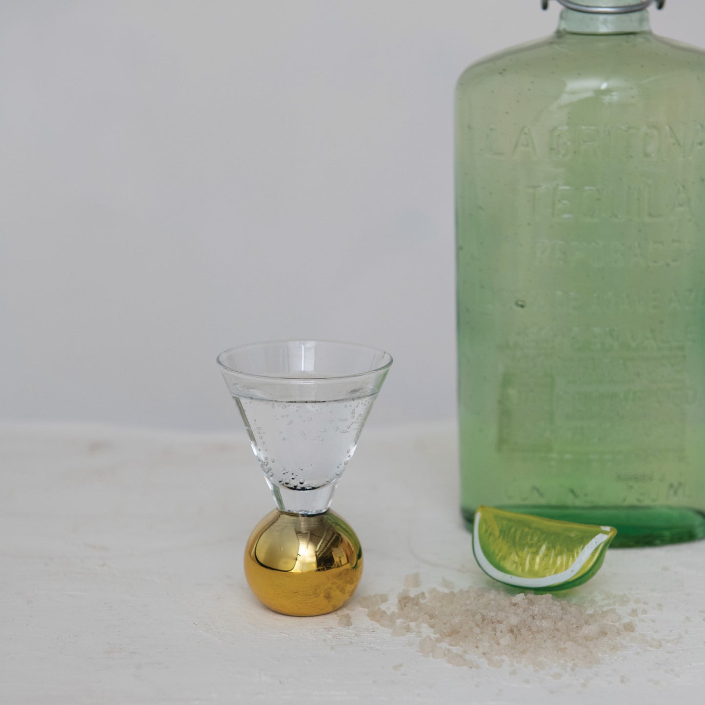 Shot Glass with Ball Stem