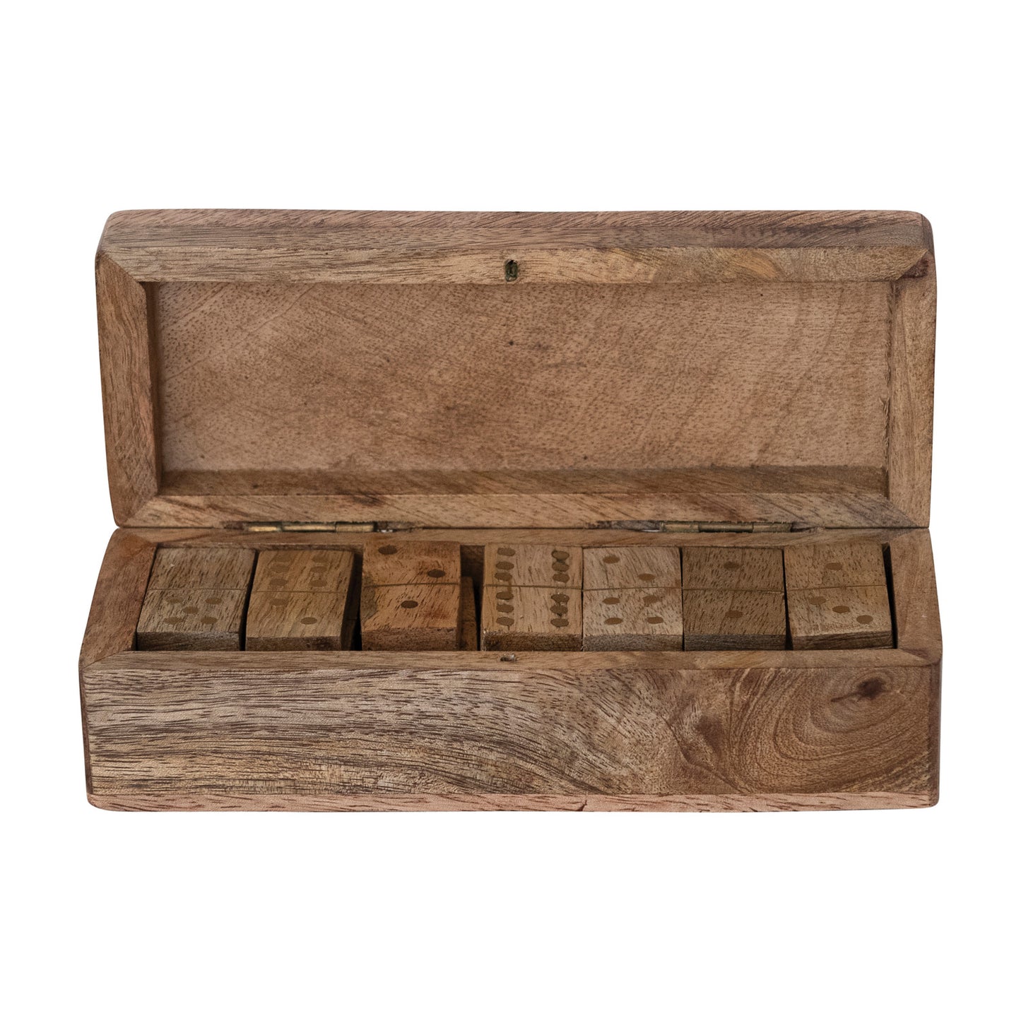 Handmade Mango Wood Dominoes Set