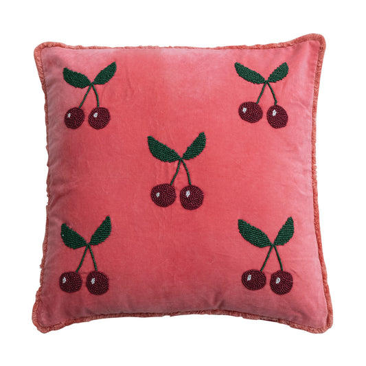 20" Square Velvet Pillow