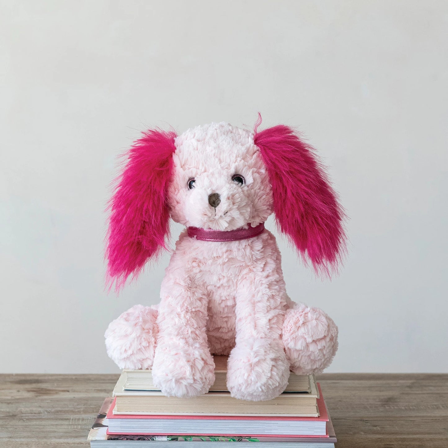 Pink Plush Dog