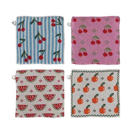 Cotton Knit Dish Cloth