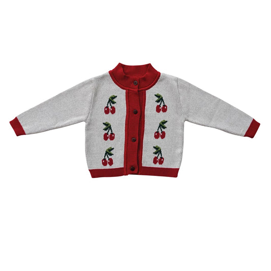 Cotton Knit Baby Cardigan Sweater