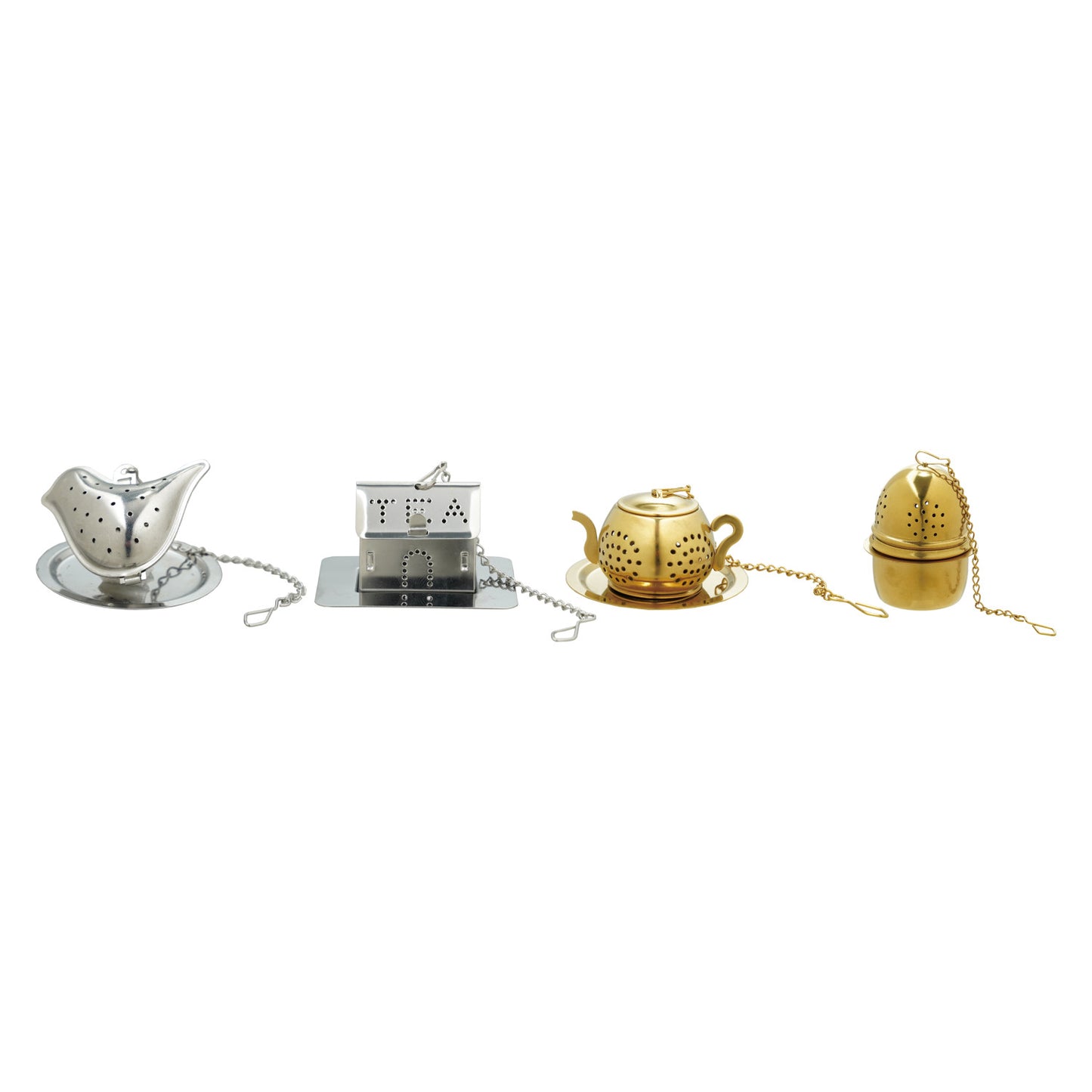 Stainless Steel Shaped Loose Tea Infuser, 4 Styles