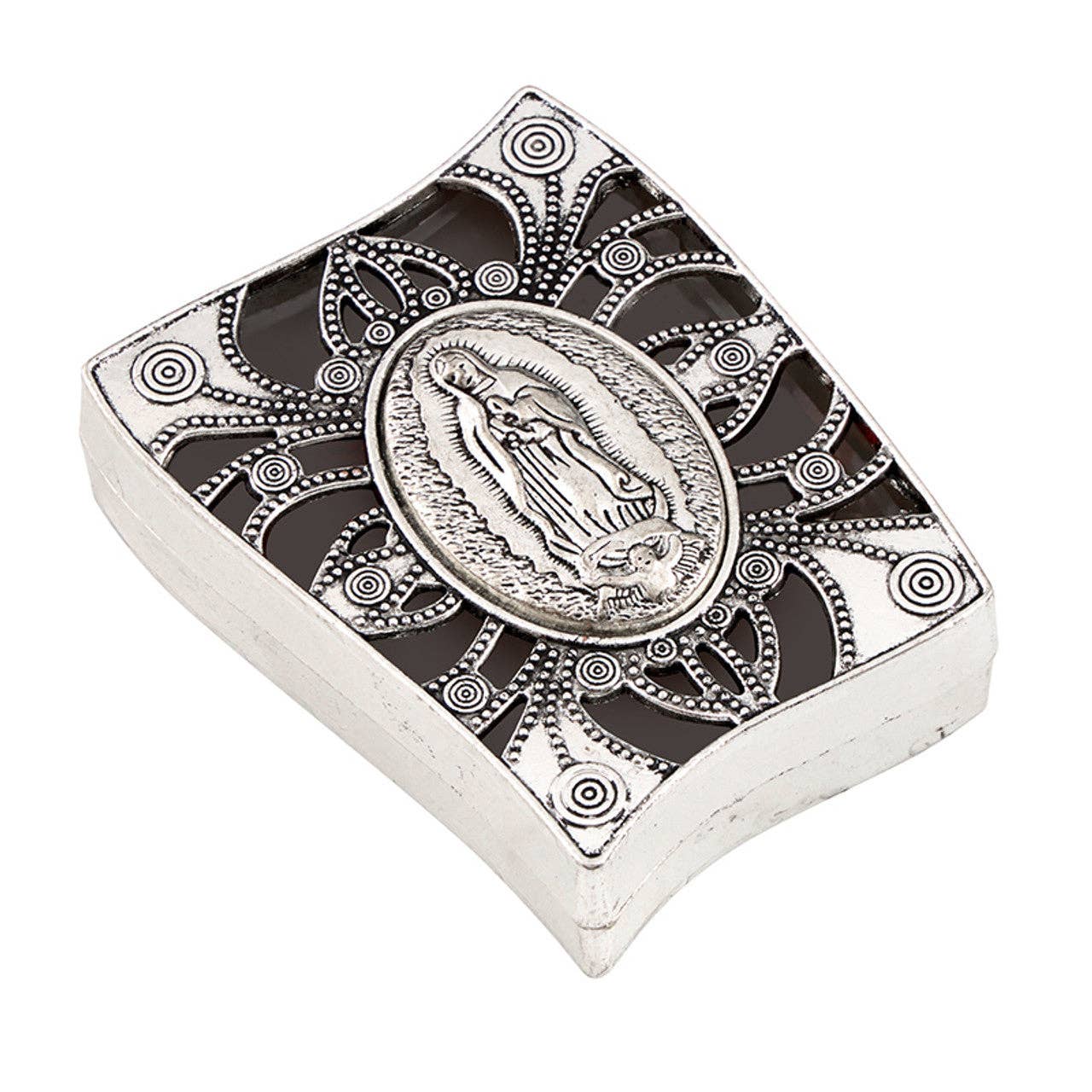 Rosary Or Keepsake Box With Image Of Our Lady