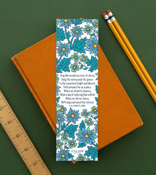 When We All Get to Heaven Hymn Bookmark