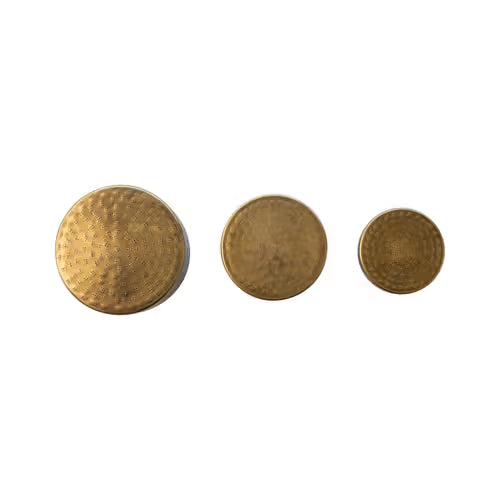 Hammered Aluminum Containers, 3 Sizes