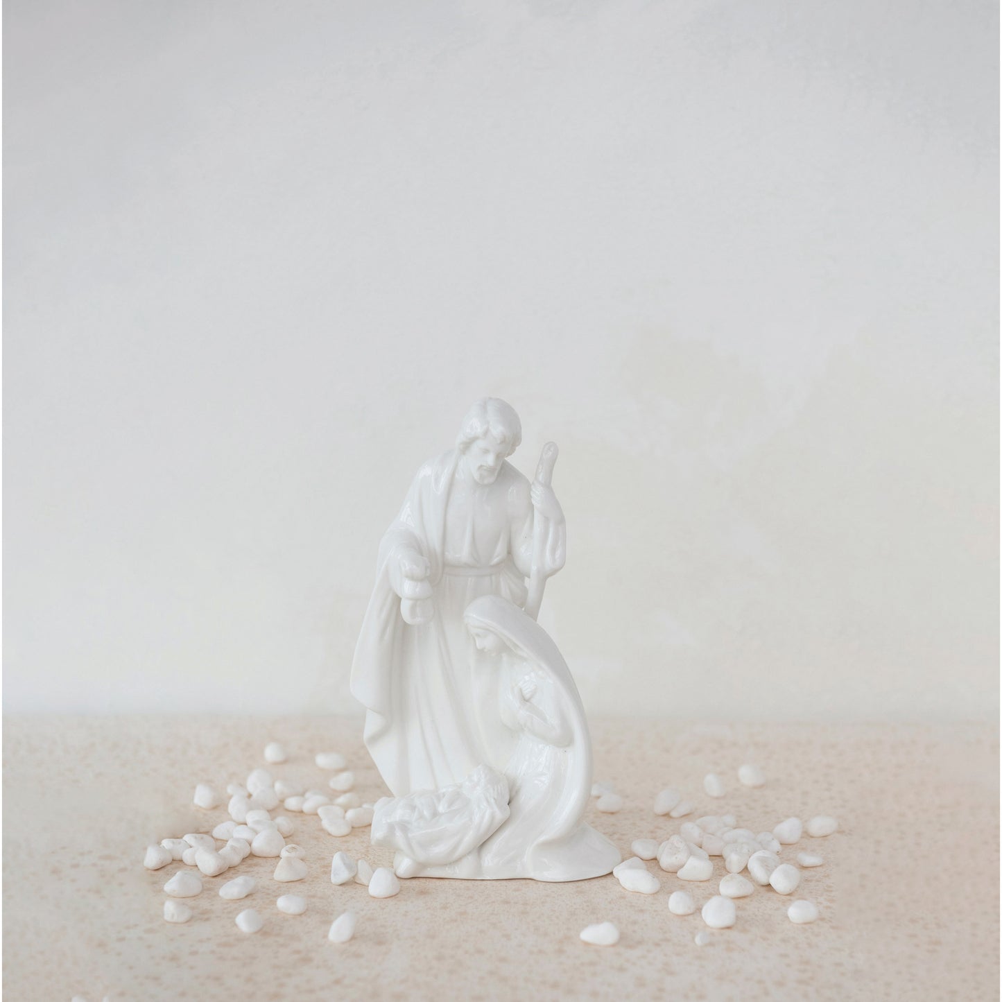 Stoneware Holy Family