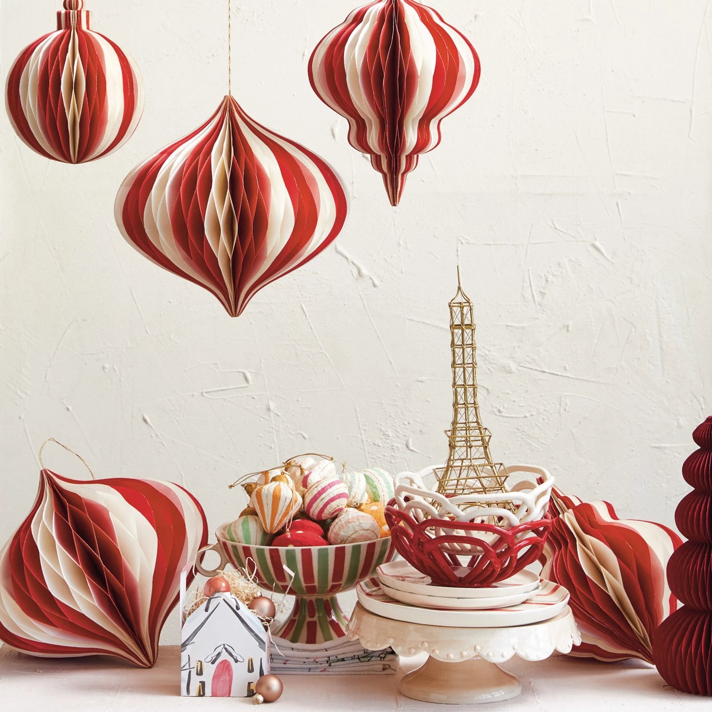 Paper Folding Honeycomb Ornament