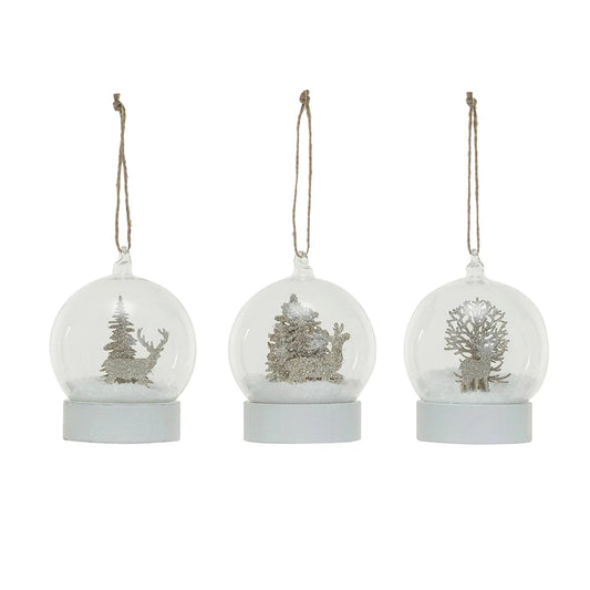 Glass Snow Globe Ornament