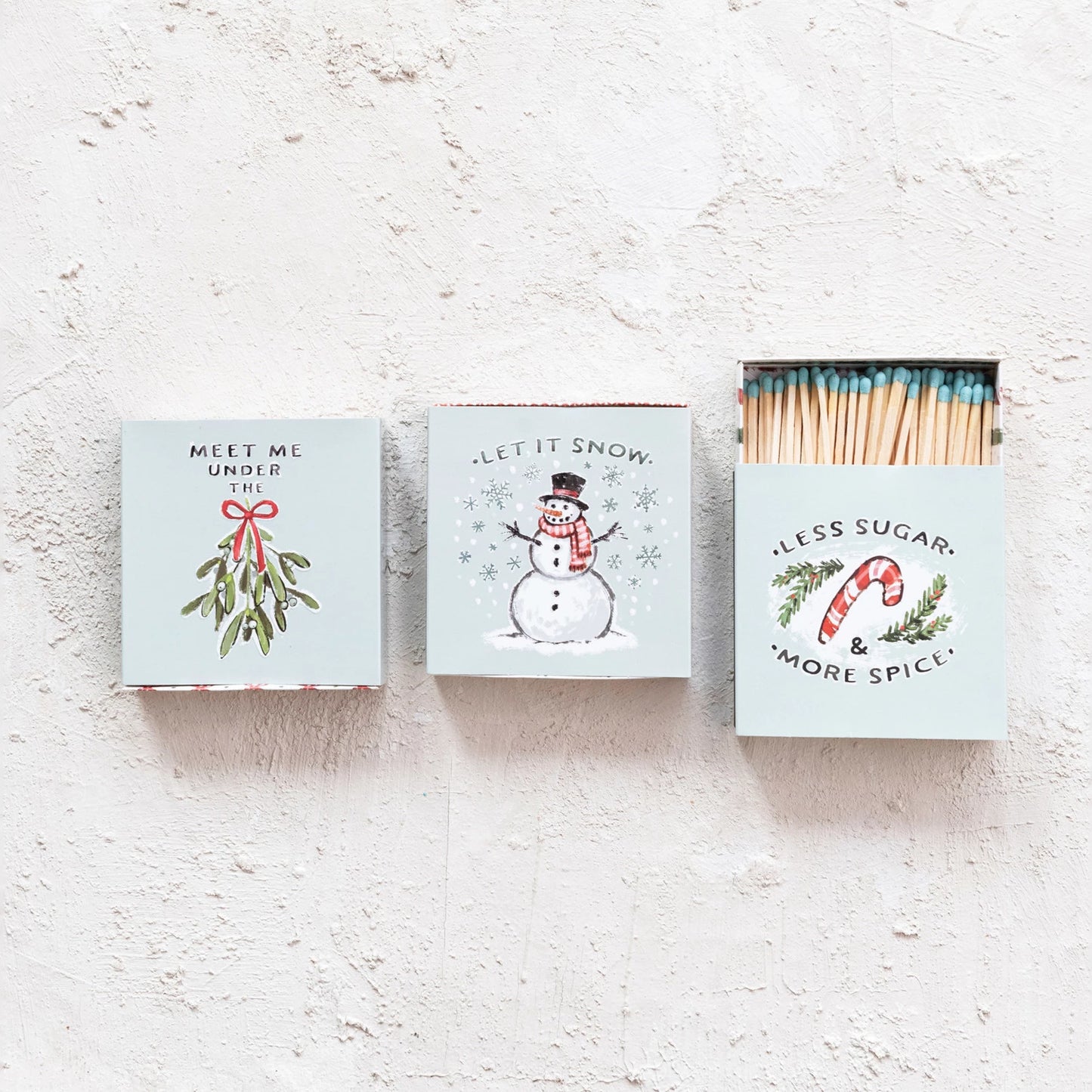 Holiday Safety Matches in Matchbox