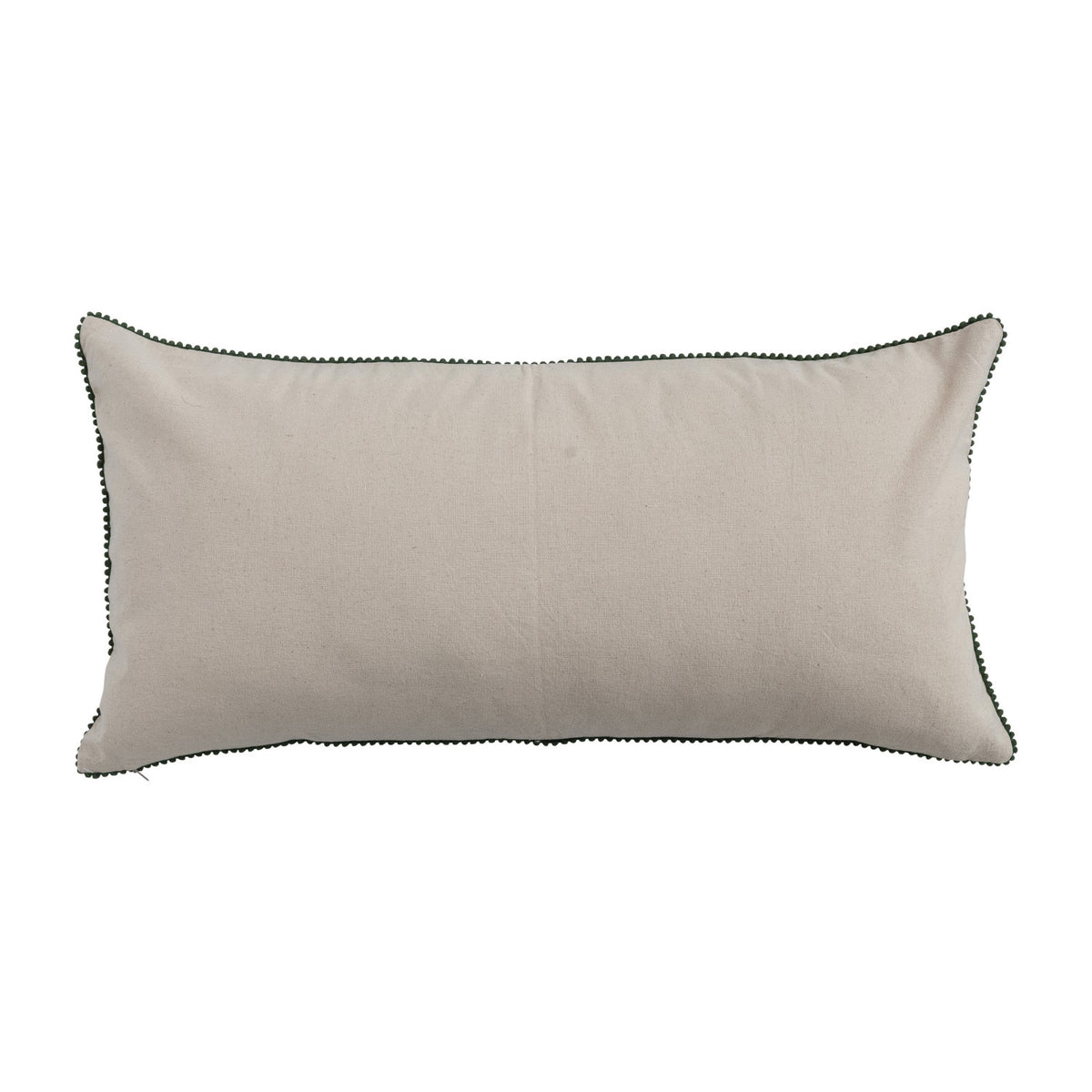 Cotton & Linen Printed Lumbar Pillow