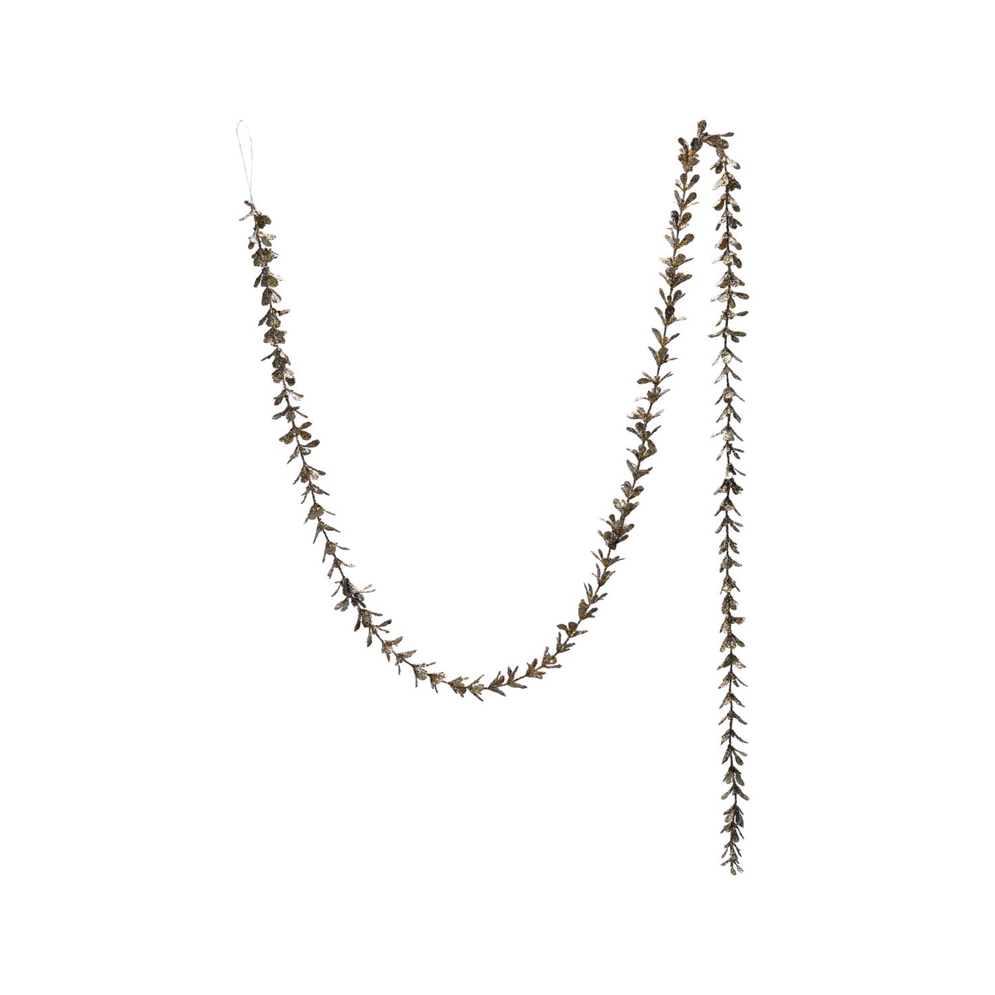 Boxwood Garland with Glitter