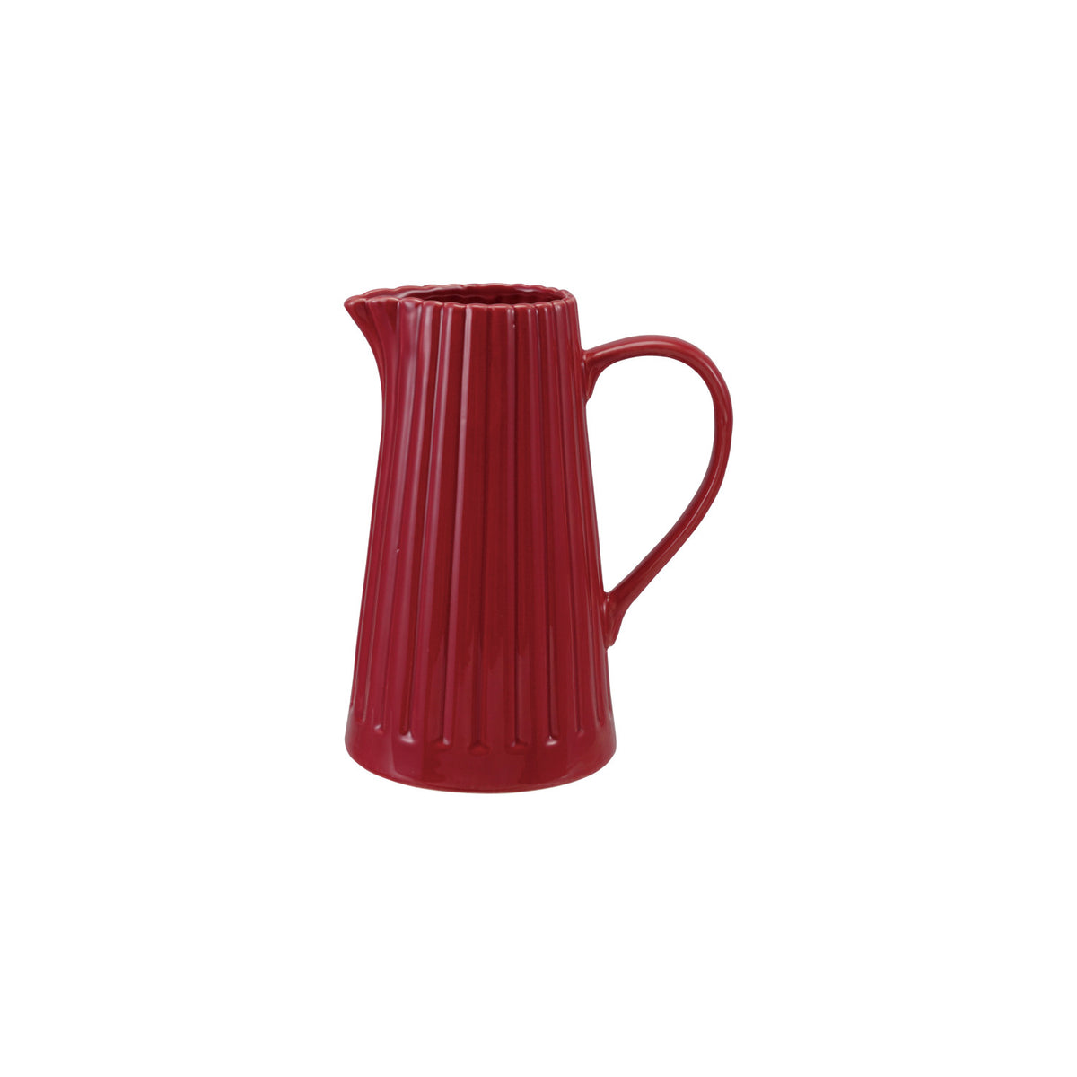 40 oz. Stoneware Ribbed Pitcher