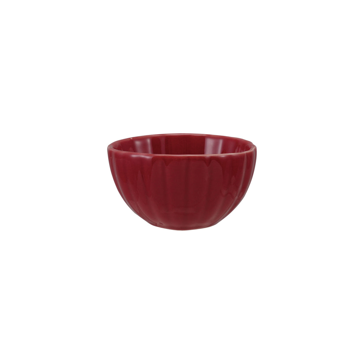 Stoneware Ribbed Bowl