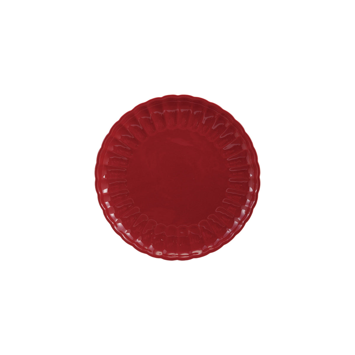 Stoneware Fluted Plate