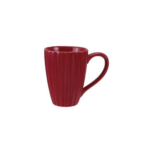 14 oz. Stoneware Ribbed Mug