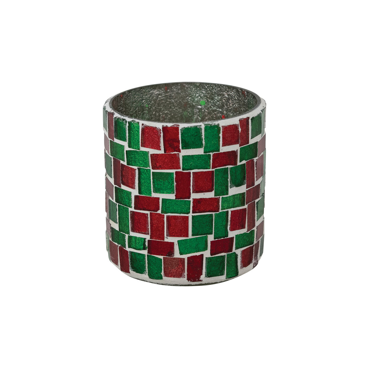 Recycled Glass Mosaic Tealight/Votive Holder