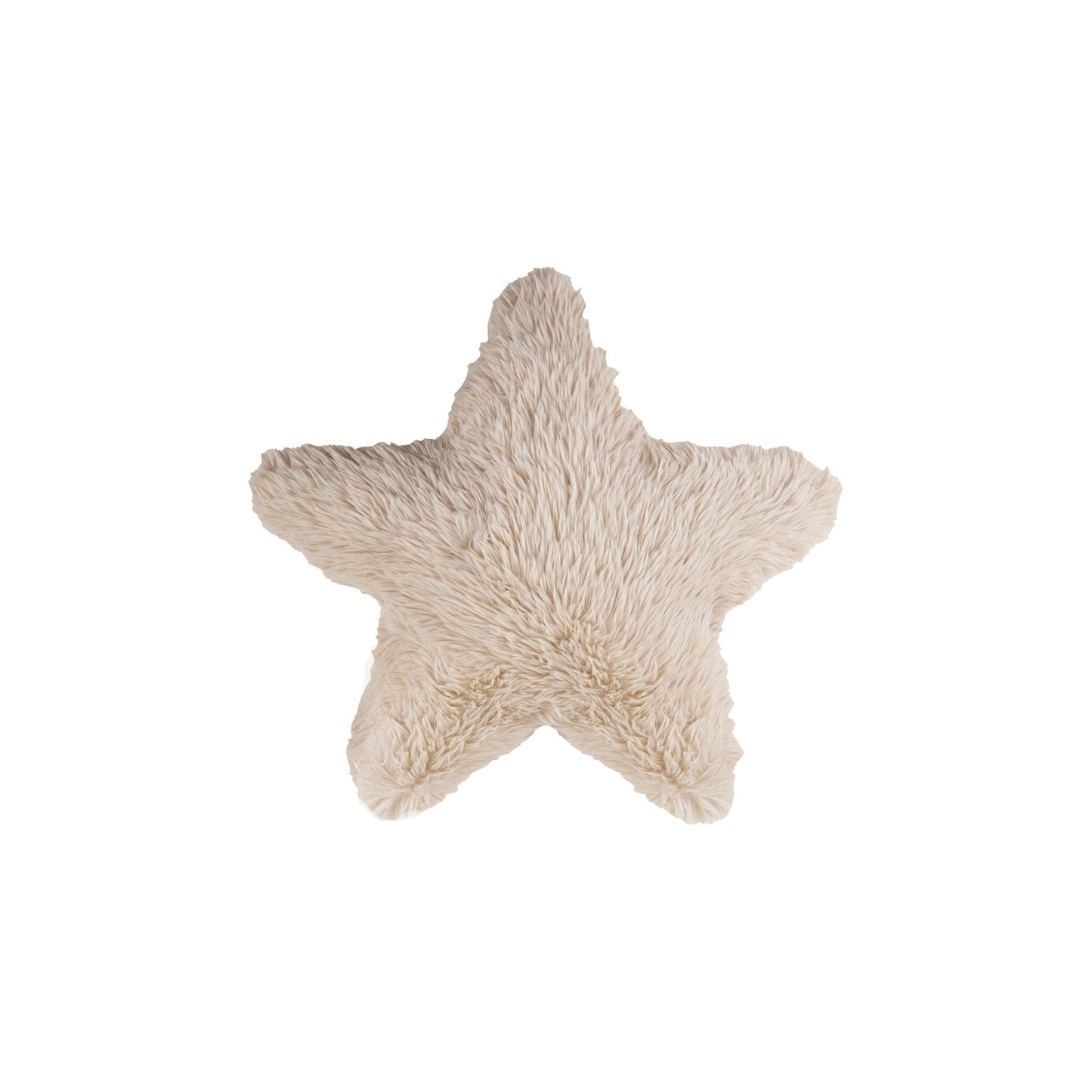 Faux Fur Star Shaped Pillow