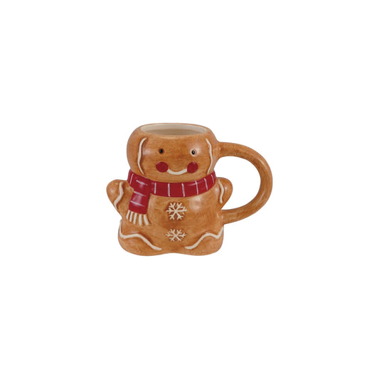 10 oz. Ceramic Gingerbread Shaped Mug