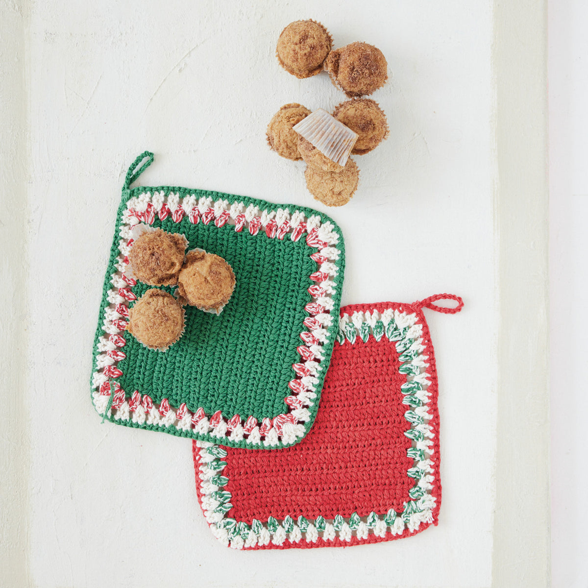 Cotton Crocheted Pot Holder