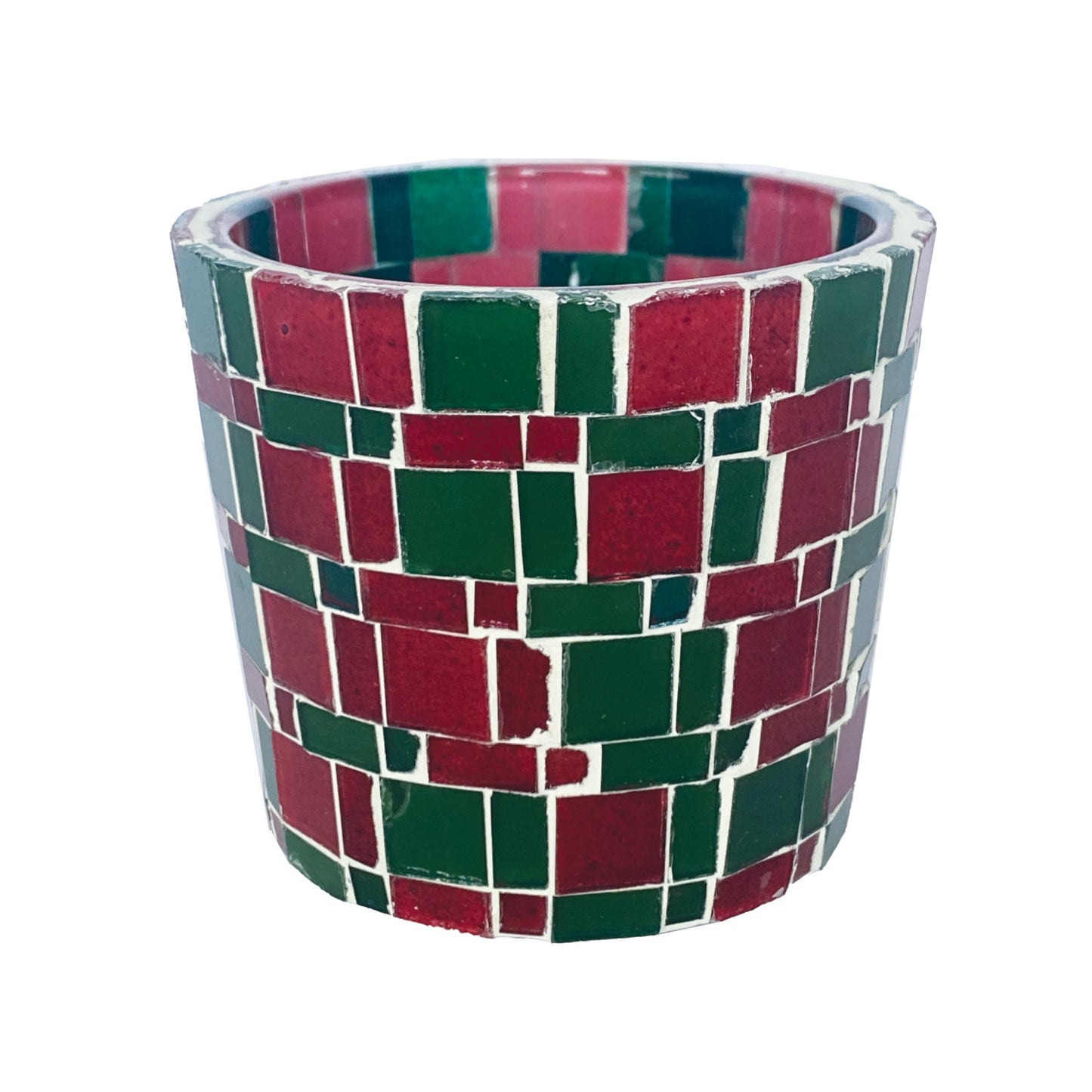 Recycled Glass Mosaic Tealight/Votive Holder