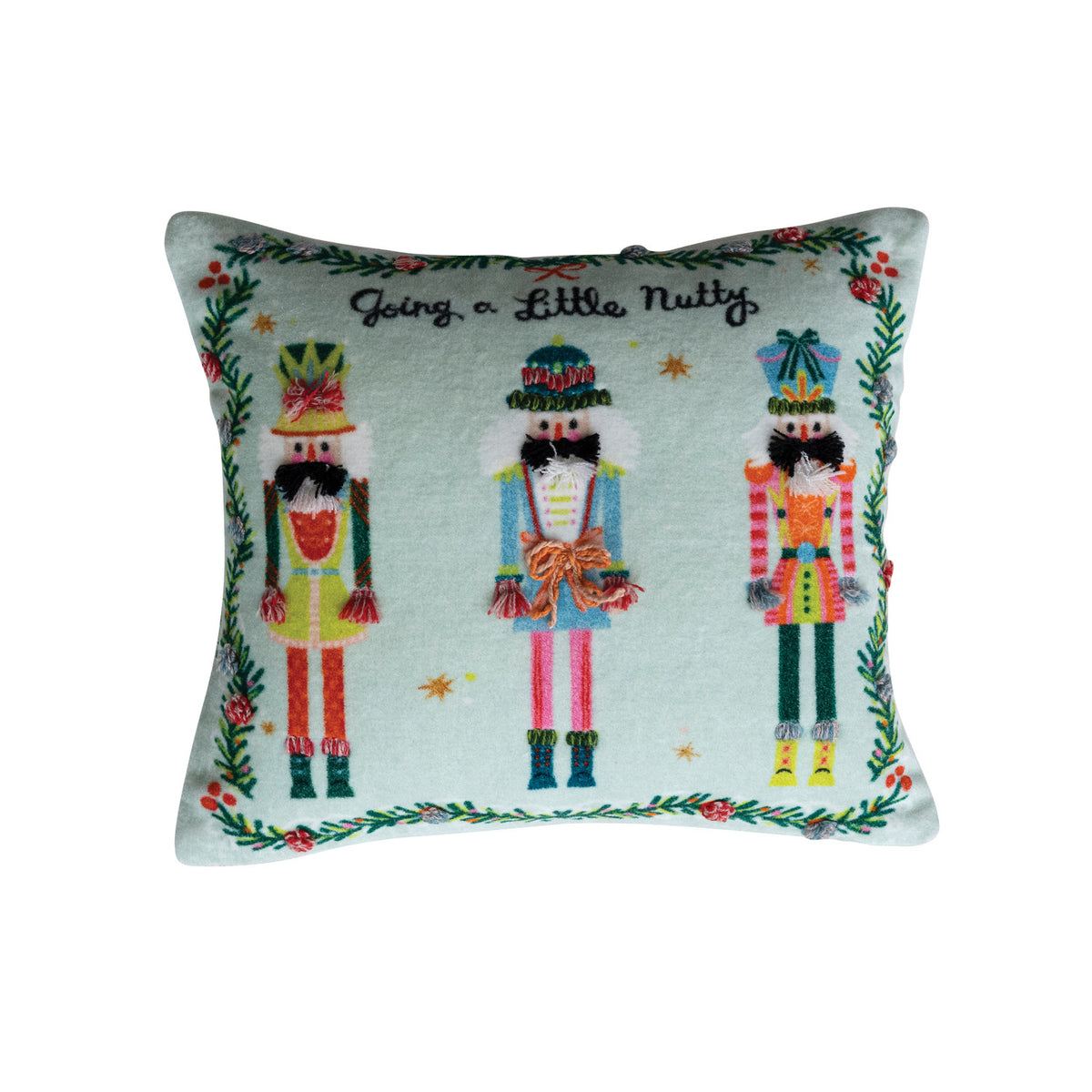 Cotton Velvet Lumbar Pillow