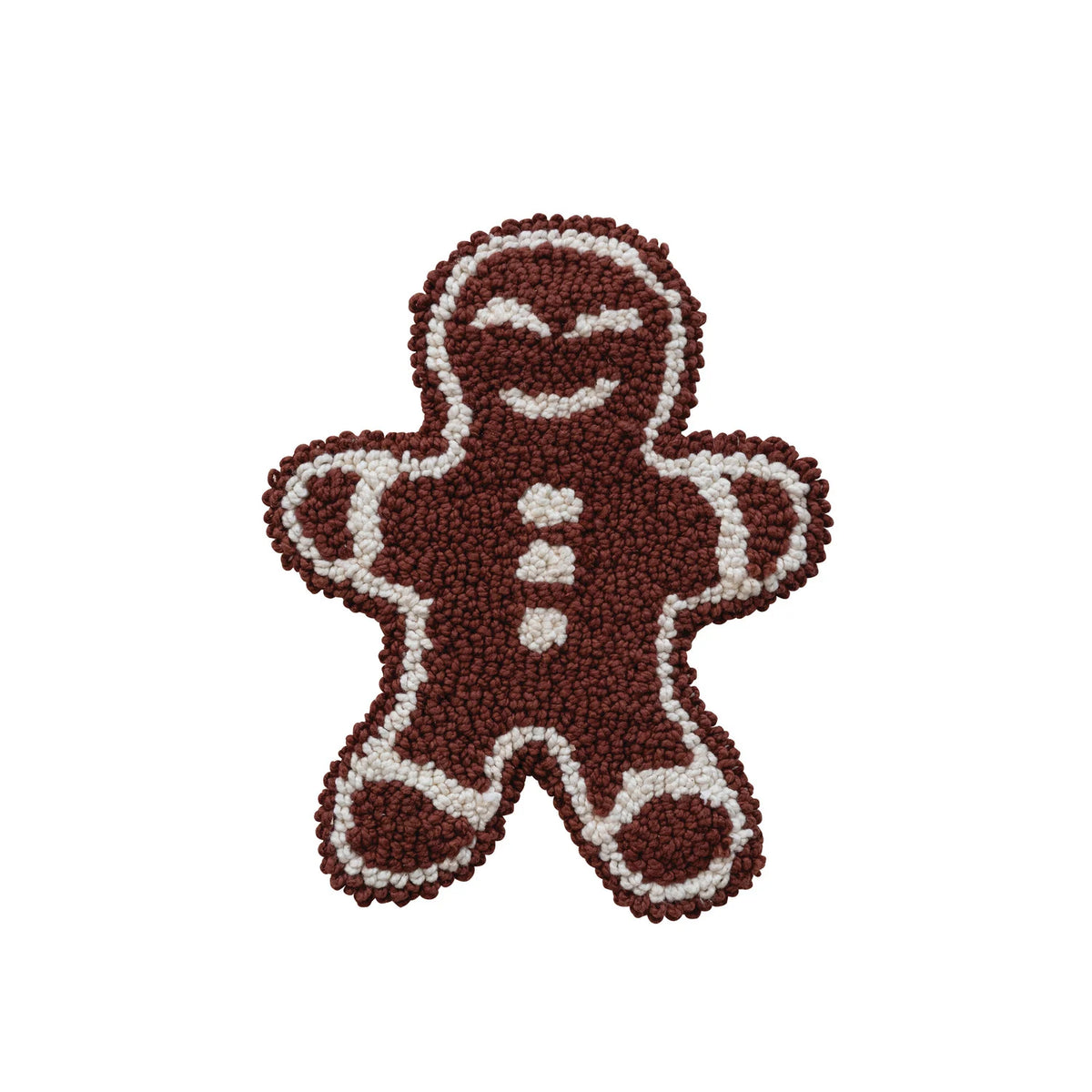 Cotton Gingerbread Shaped Pot Holder