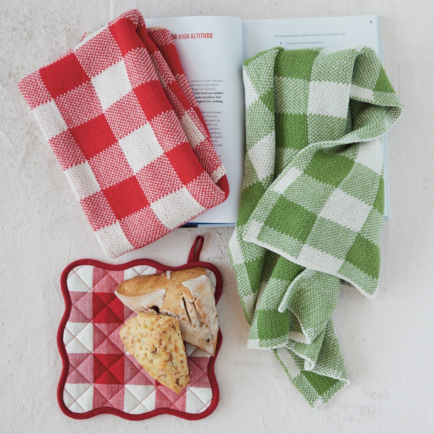 Cotton Knit Tea Towel