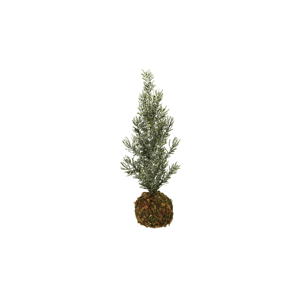 Faux Fir Tree with Moss Ball Base
