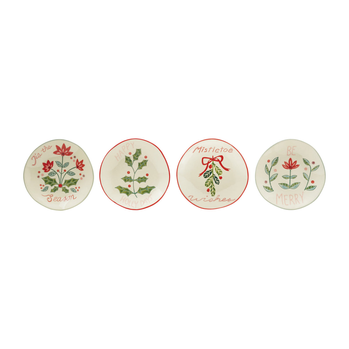 Hand-Painted Stoneware Plate