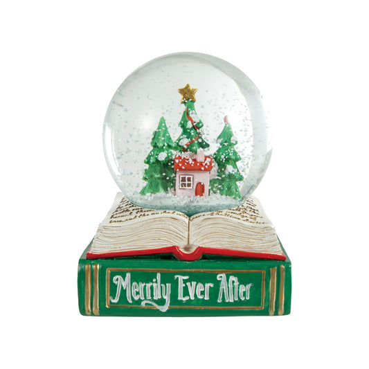 Snow Globe with LED Light "Merrily Ever After"