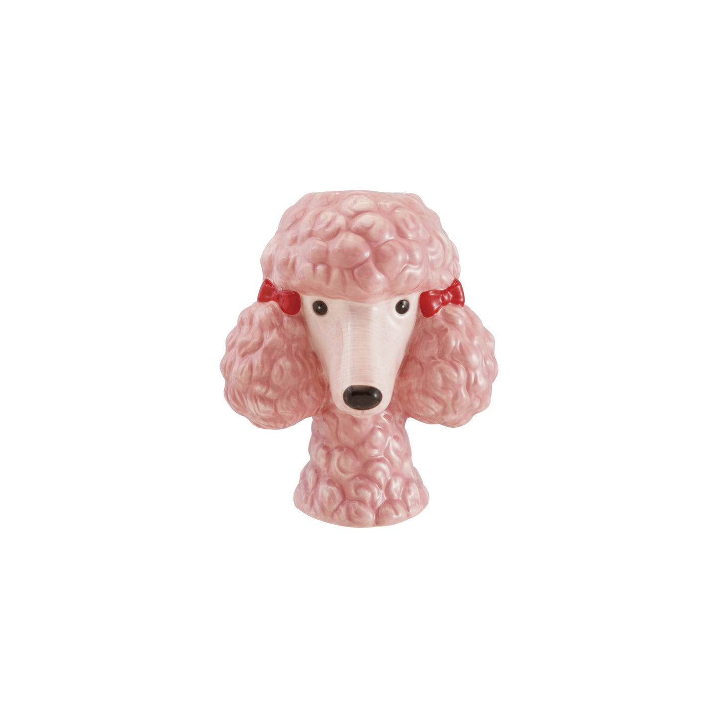 Ceramic Poodle Head Shaped Vase